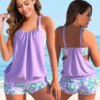Maillot de bain femme 2 pièces, tankini, grande taille, sexy, imprimé
