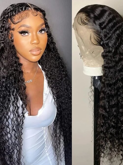 perruque femme Lace Frontal Wig 150% péruvienne naturelle