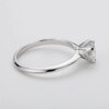 Bague de fiançailles femme en diamant Mosanite pour femmes, 0.5 Carat
