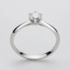 Bague de fiançailles femme en diamant Mosanite pour femmes, 0.5 Carat