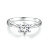 Bague de fiançailles femme en argent Sterling 925 pour femmes