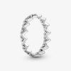 Bague de fiançailles femme Modèle Couronne Original, Cœur, Wishbone