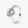 Bague de fiançailles femme Modèle Couronne Original, Cœur, Wishbone