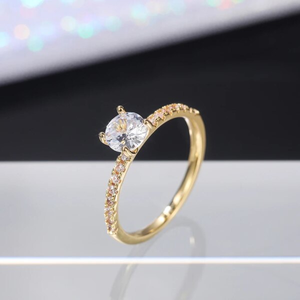 Bague de fiançailles femme d'éternité pour femmes