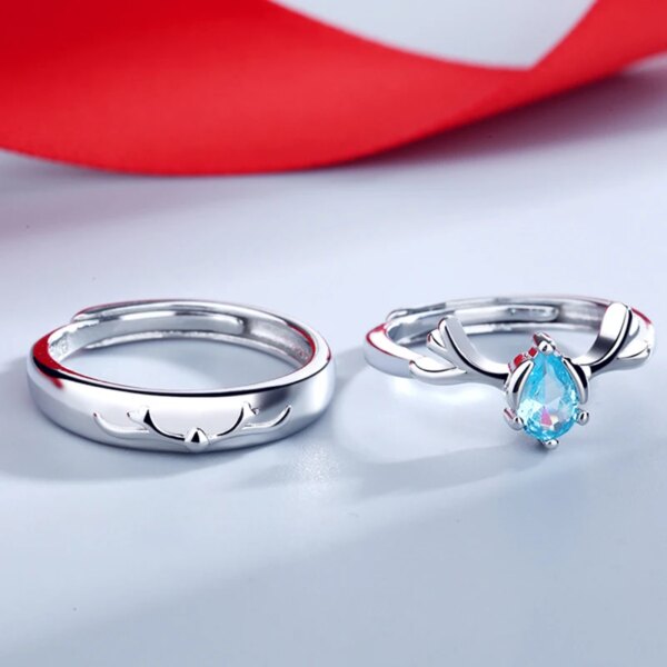 bague de promesse en feuilles vertes irrégulières pour femmes, bijoux de mariage romantiques simples