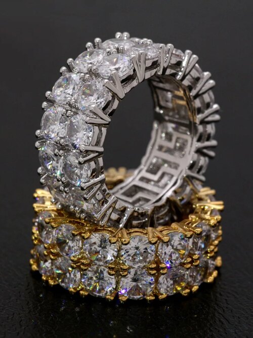 bague de fiançailles homme de mariage Bling Big Zunderes pour hommes et femmes