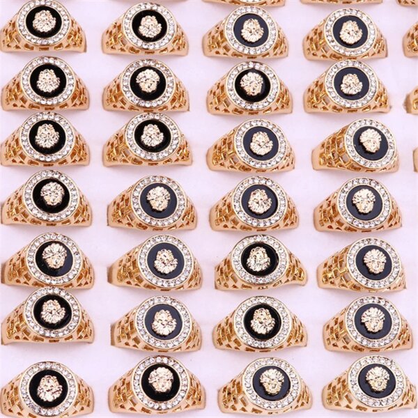 62725-a96a1b.jpg bague de fiançailles homme Medusa créative pour hommes, incrustée de Zwords