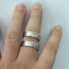 bague de promesse pour amoureux occidentaux de haute qualité, ensemble pour lui et lui