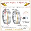 bague de promesse pour amoureux occidentaux de haute qualité, ensemble pour lui et lui