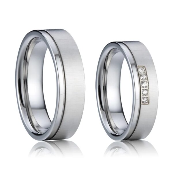 bague de promesse pour amoureux occidentaux de haute qualité, ensemble pour lui et lui