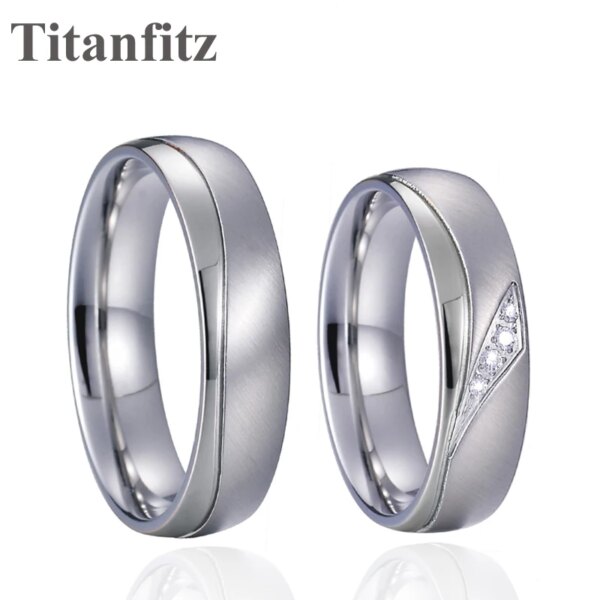 bague de promesse pour amoureux occidentaux de haute qualité, ensemble pour lui et lui