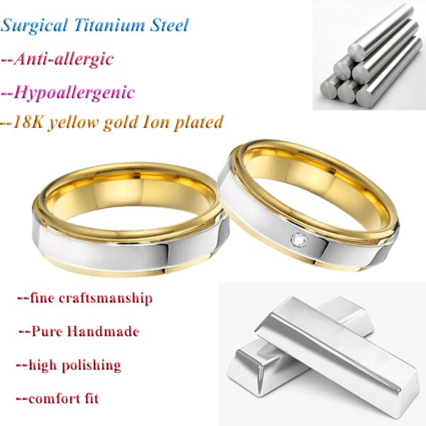 62781-671e1e.jpg bague de promesse simples pour hommes et femmes, plaqué or 18 carats, bijoux en acier inoxydable