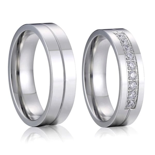 62927-5925bf.jpg bague de promesse de Couple imperméables de haute qualité, pour hommes et femmes, ne se décolore jamais