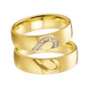 bague de promesse en acier inoxydable Love Alliance, alliance noire, alliances pour couples