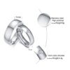 bague de promesse Alliances de base pour hommes et femmes, nom personnalisé, date personnalisée, Love Info Promise