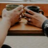 bague de promesse Alliances de base pour hommes et femmes, nom personnalisé, date personnalisée, Love Info Promise