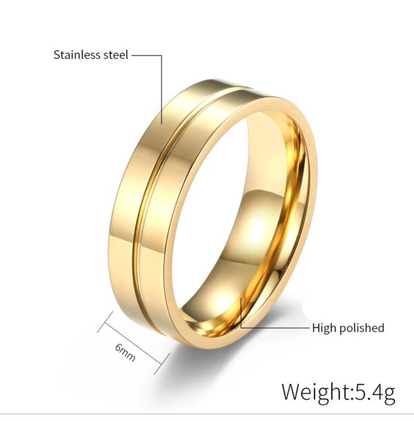 Bague de Couple personnalisée pour mariage, fiançailles, doigt en acier inoxydable
