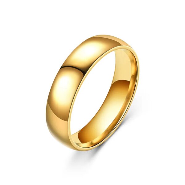 bague de promesse Cubique Personnalisées en Acier Inoxydable pour Homme et Femme