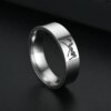 bague de promesse en acier titane pour hommes et femmes, Couple, amoureux, promesse, bague de mariage