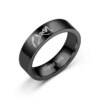 bague de promesse en acier titane pour hommes et femmes, Couple, amoureux, promesse, bague de mariage