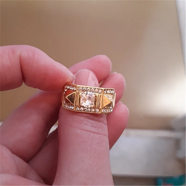 bague de fiançailles homme CC pour femmes et hommes amoureux de la mode