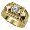 bague de fiançailles homme CC pour femmes et hommes amoureux de la mode