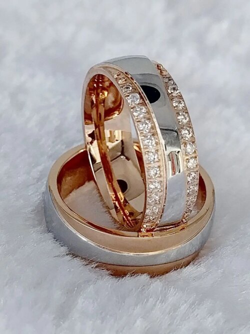 66390-248ba2.jpg bague de promesse en plaqué or Rose 18 carats pour hommes et femmes, anneau de fiançailles