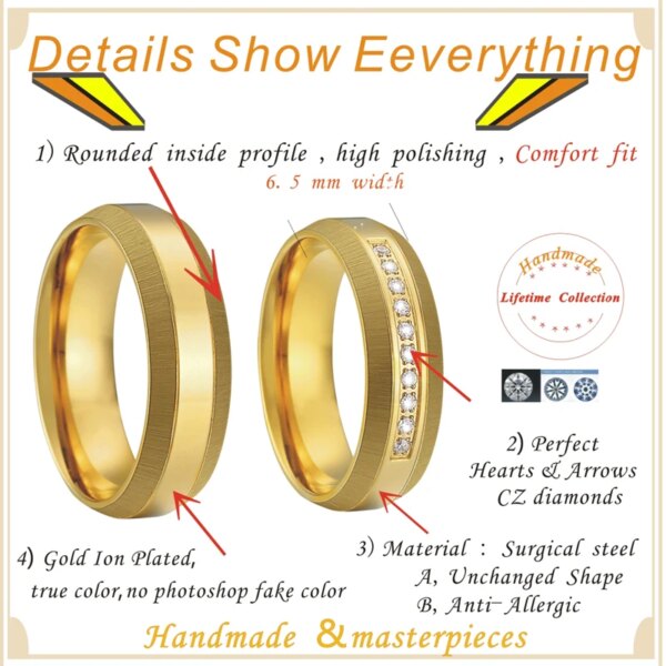 66403-905f12.jpg bague de promesse Haute Qualité cz Promesse Anneaux De Mariage pour Les Couples Concepteur