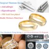 bague de promesse pour Couples amoureux, cadeau d'anniversaire de promesse d'alliance