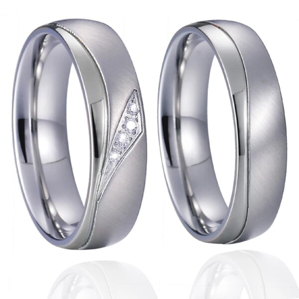 bague de promesse pour Couples amoureux, cadeau d'anniversaire de promesse d'alliance