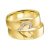 bague de promesse pour Couples amoureux, cadeau d'anniversaire de promesse d'alliance