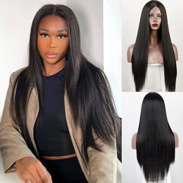 perruque de Cosplay en dentelle synthétique pour femmes