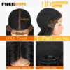 Perruque Synthétique Longue Raide Ombrée Rose pour Femme Noire