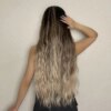 perruque synthétique bouclée longue pour femmes