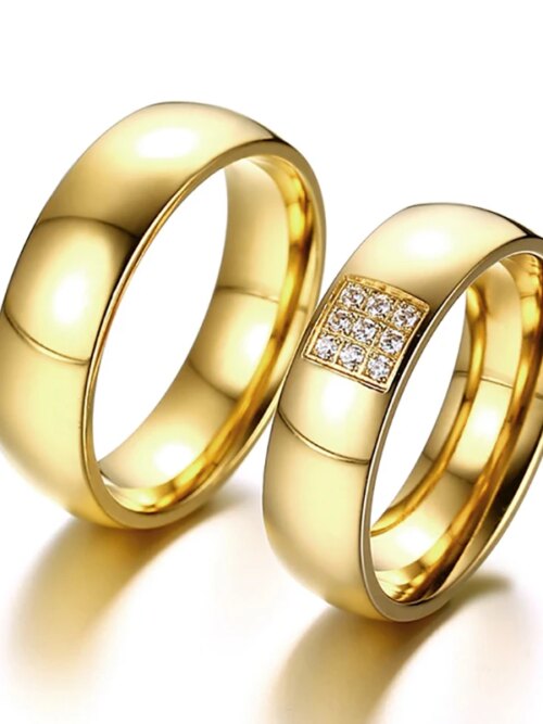 bague de promesse de mariage pour couples amoureux