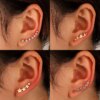 68834-989460.jpg boucle d oreille grimpante longues à crochet pour femmes, ensemble à quatre griffes