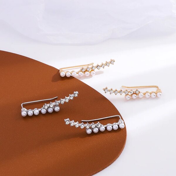 boucle d oreille grimpante à crochet d'oreille préal pour femmes, manchette d'oreille d'escalade, pas de piercing