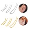 68895-d1febc.jpg boucle d oreille grimpante clip en forme de U pour femme, manchette d'oreille, piercing, or, argent, document