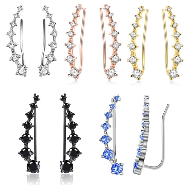 boucle d oreille grimpante CitroEar Hoop Climbers pour femmes, 7 mancommuniste d'oreille