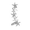 boucle d oreille grimpante sulfen Argent et Or pour Femme, réinitialisation d'Escalade, Bijoux Bohème en Clip
