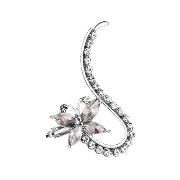 boucle d oreille grimpante sulfen Argent et Or pour Femme, réinitialisation d'Escalade, Bijoux Bohème en Clip