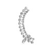 boucle d oreille grimpante sulfen Argent et Or pour Femme, réinitialisation d'Escalade, Bijoux Bohème en Clip