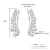 69112-1140da.jpg boucle d oreille grimpante scintillantes pour femmes, bijoux de luxe, ailes d'angle, manchette d'escalade, AAA +