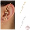 69218-5330d8.jpg boucle d oreille grimpante en Zircon argenté pour femmes, Clip de Piercing Diagonal, chaîne épingle