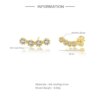 69296-589c76.jpg boucle d oreille grimpante Aide-Boucles d'oreilles en argent regardé 925 pour femme, quatre contre-indications