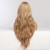 Perruque de Cosplay synthétique Ombre Blonde pour femmes