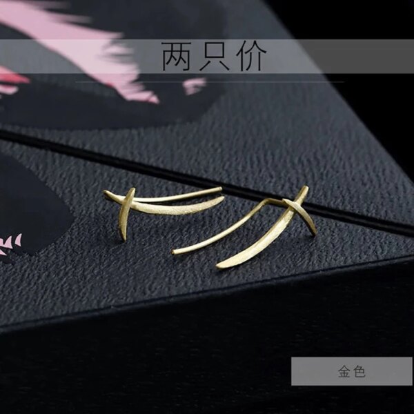 boucle d oreille grimpante en argent Sterling 925 pour femmes et filles, bijoux fins hypoallergéniques