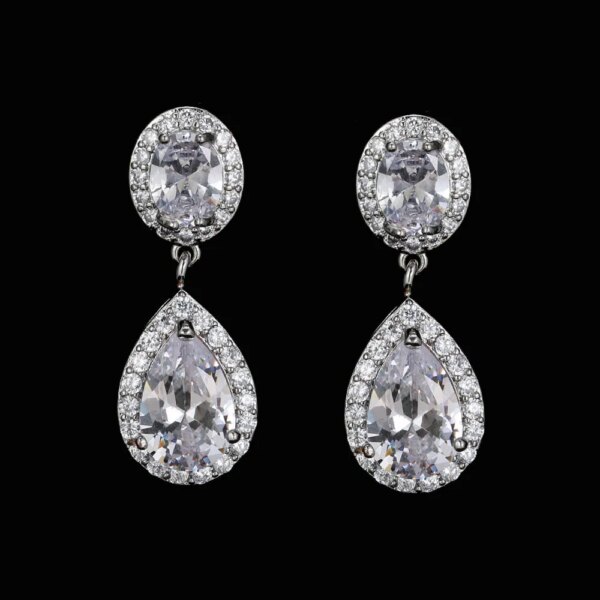 69395-a53b61.jpg boucles d oreilles mariée longues de mariage en Zircon avec goutte d'eau ronde