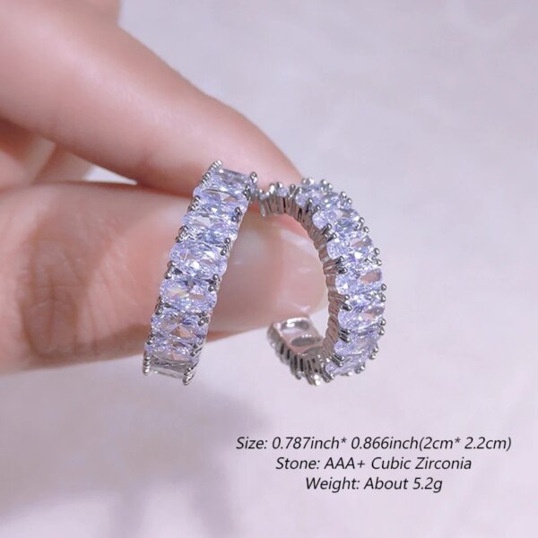 69457-d1ca11.jpg boucles d oreilles mariée créoles CZ incrustées pour femmes, boucles d'oreilles rondes en cristal vert