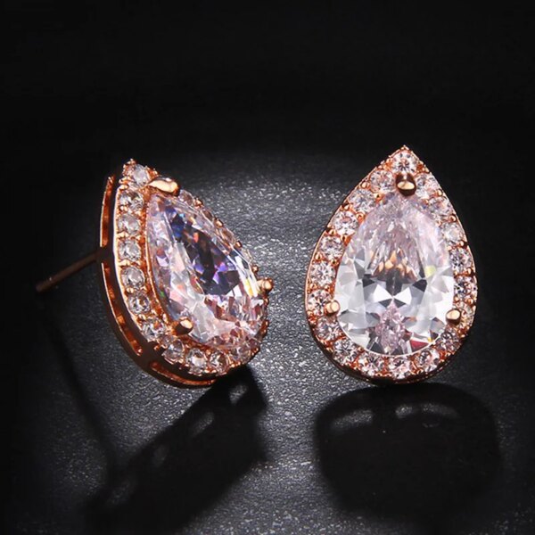 boucles d oreilles mariée longue goutte pour femme, fleur de luxe, cuir chevelu contre-indiqué